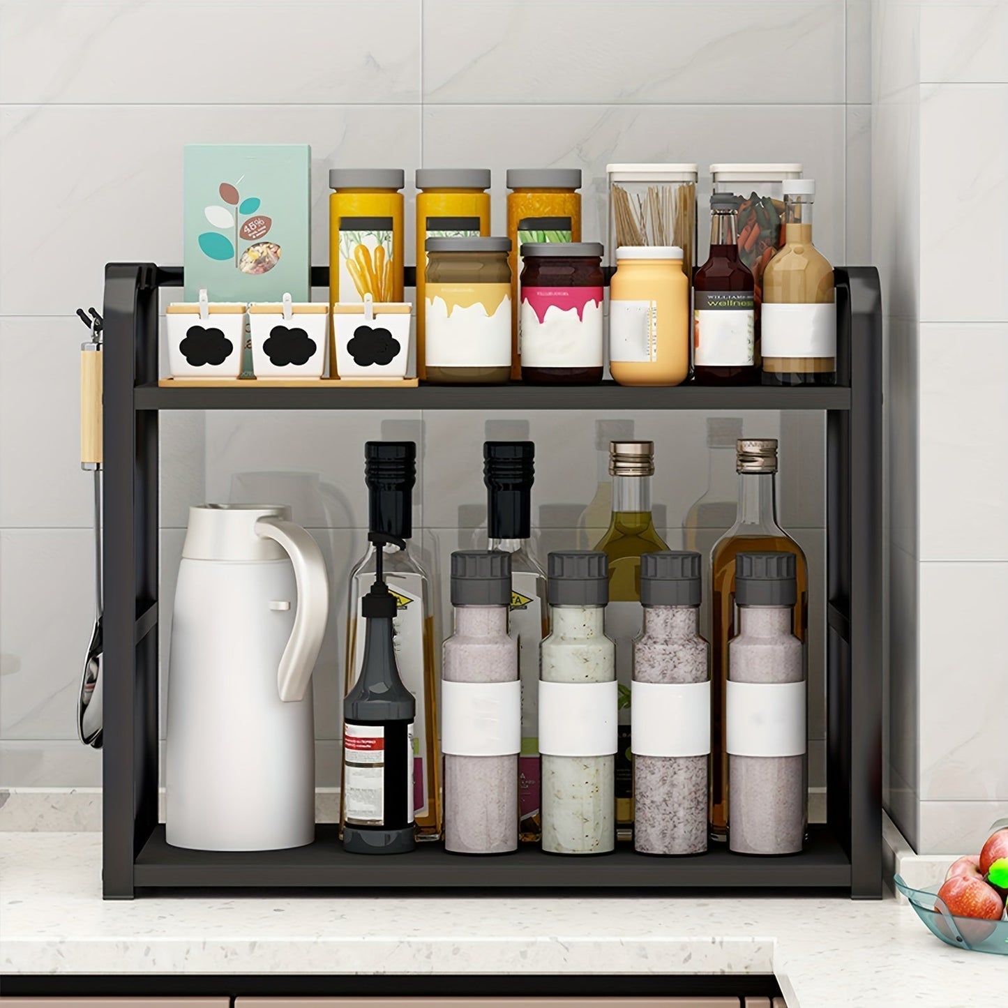 Étagère de Rangement en Acier Inoxydable pour Cuisine - Spicify