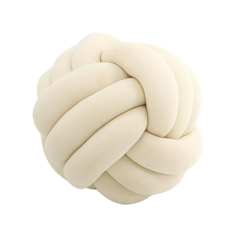 Coussin Boule à Nœuds Nordiques - Nordic Knot