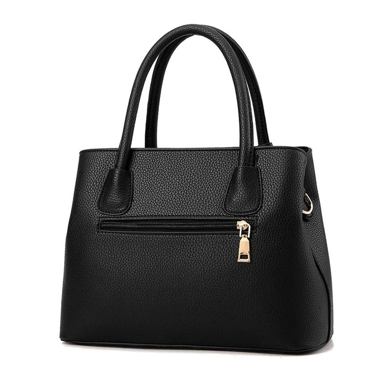 Sac Signature Élégance - Cuir PU Texturé et Détails Chaîne