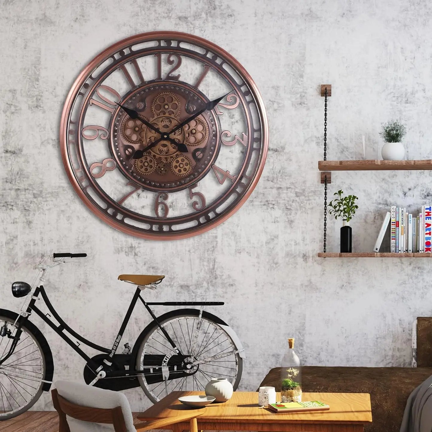 Horloge Murale de Bureau Antique - CopperTime™