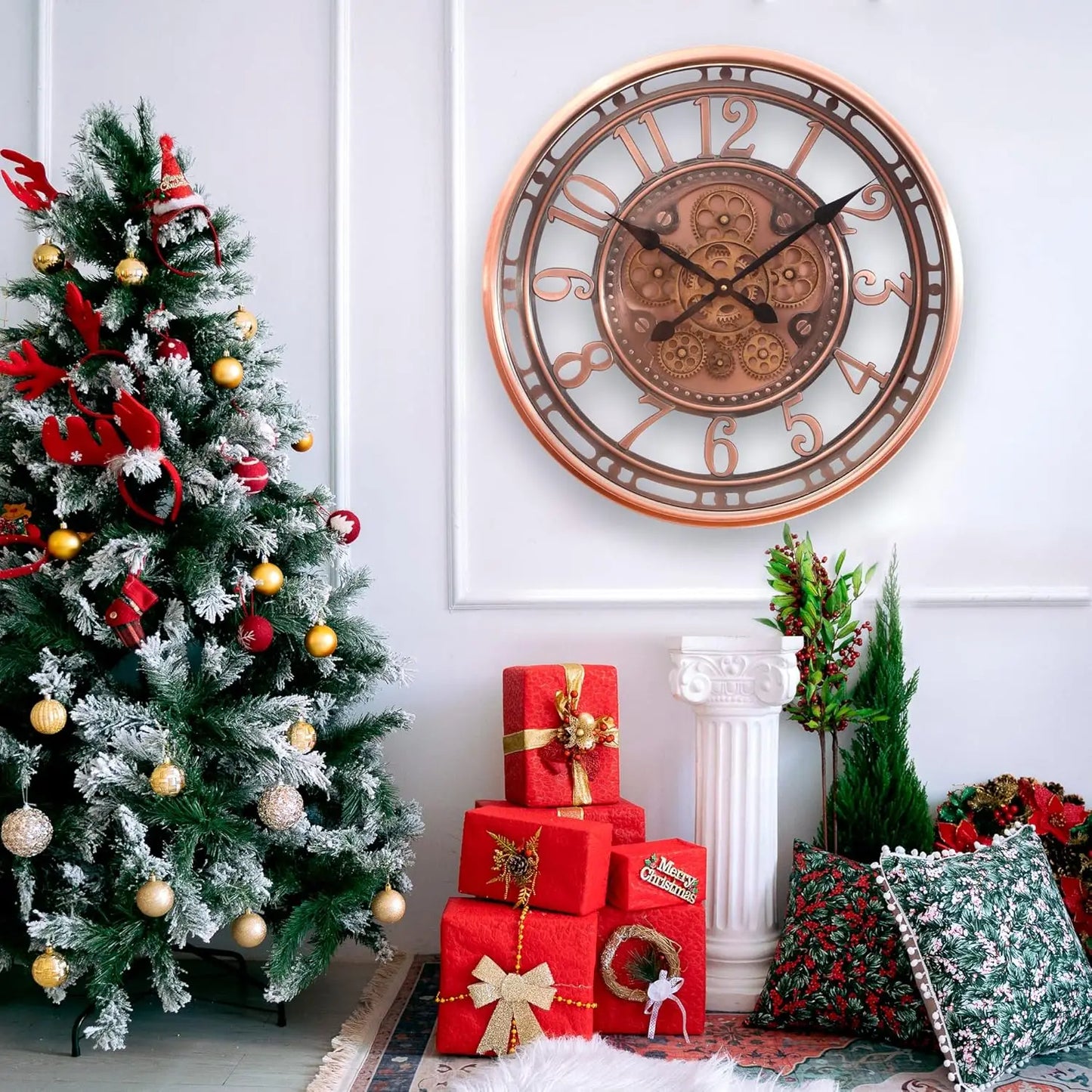 Horloge Murale de Bureau Antique - CopperTime™