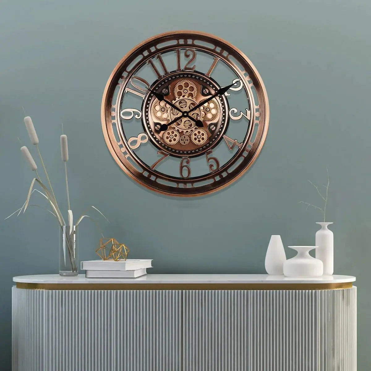 Horloge Murale de Bureau Antique - CopperTime™