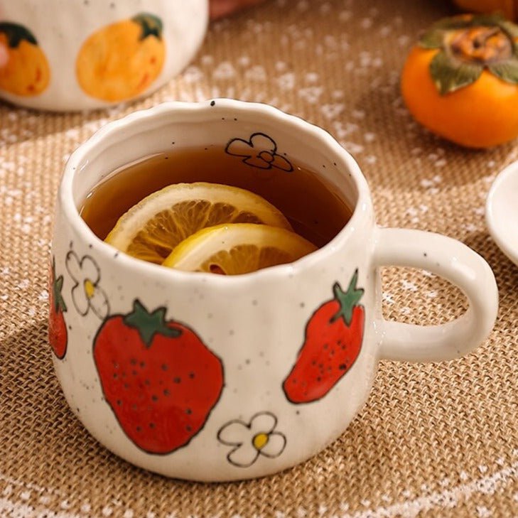 Tasse à Café en Céramique pour Enfants – Design Fruits