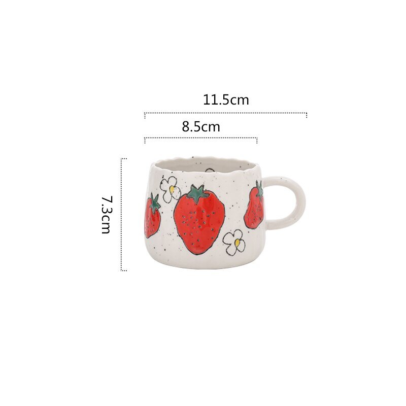 Tasse à Café en Céramique pour Enfants – Design Fruits