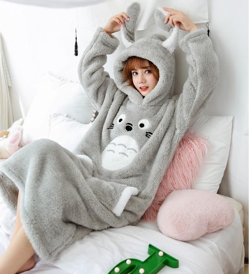 Chemise de nuit en fourrure de chinchilla - Cocoon