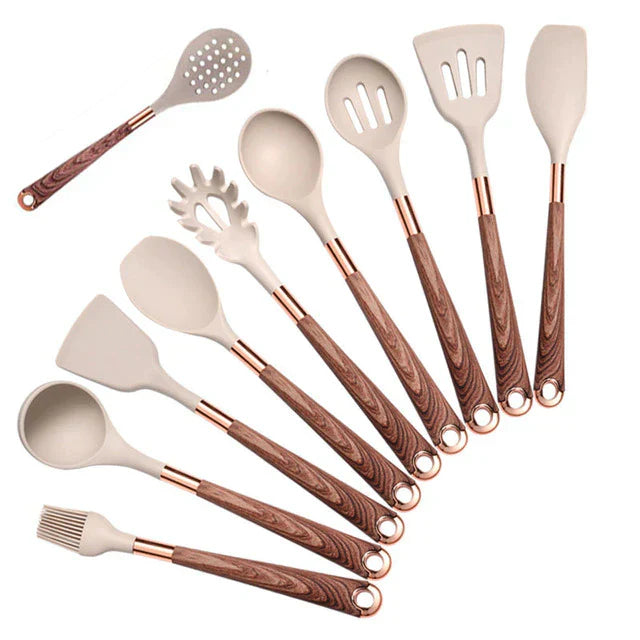 Ensemble d’Ustensiles Signature (10 Pièces) - GourmetCraft