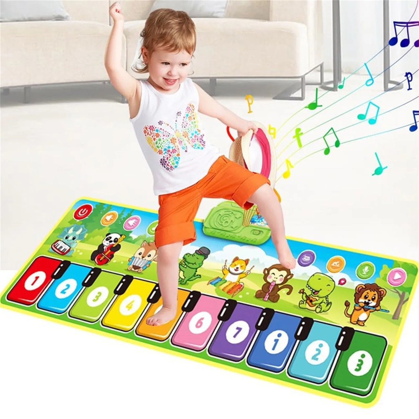 Tapis de Danse Musical pour Enfants - Piano Play™