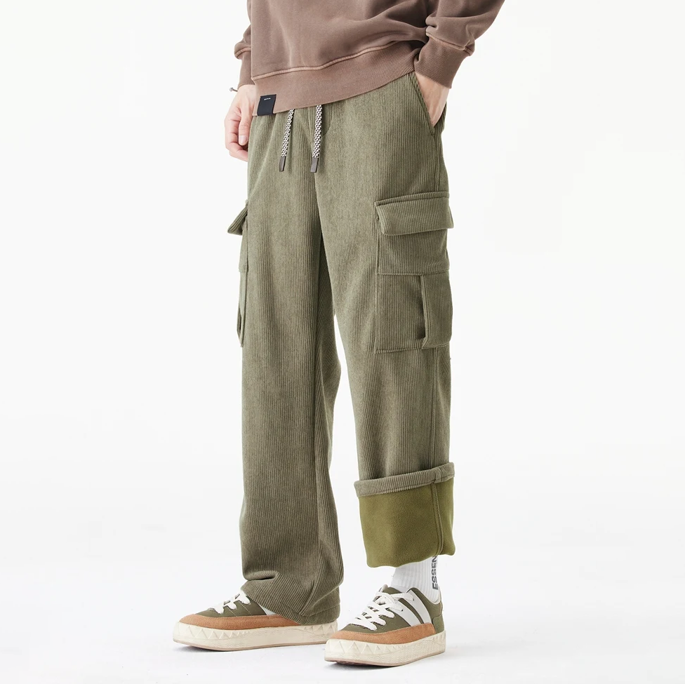 Pantalon Cargo Velours Polaire - Hivernal