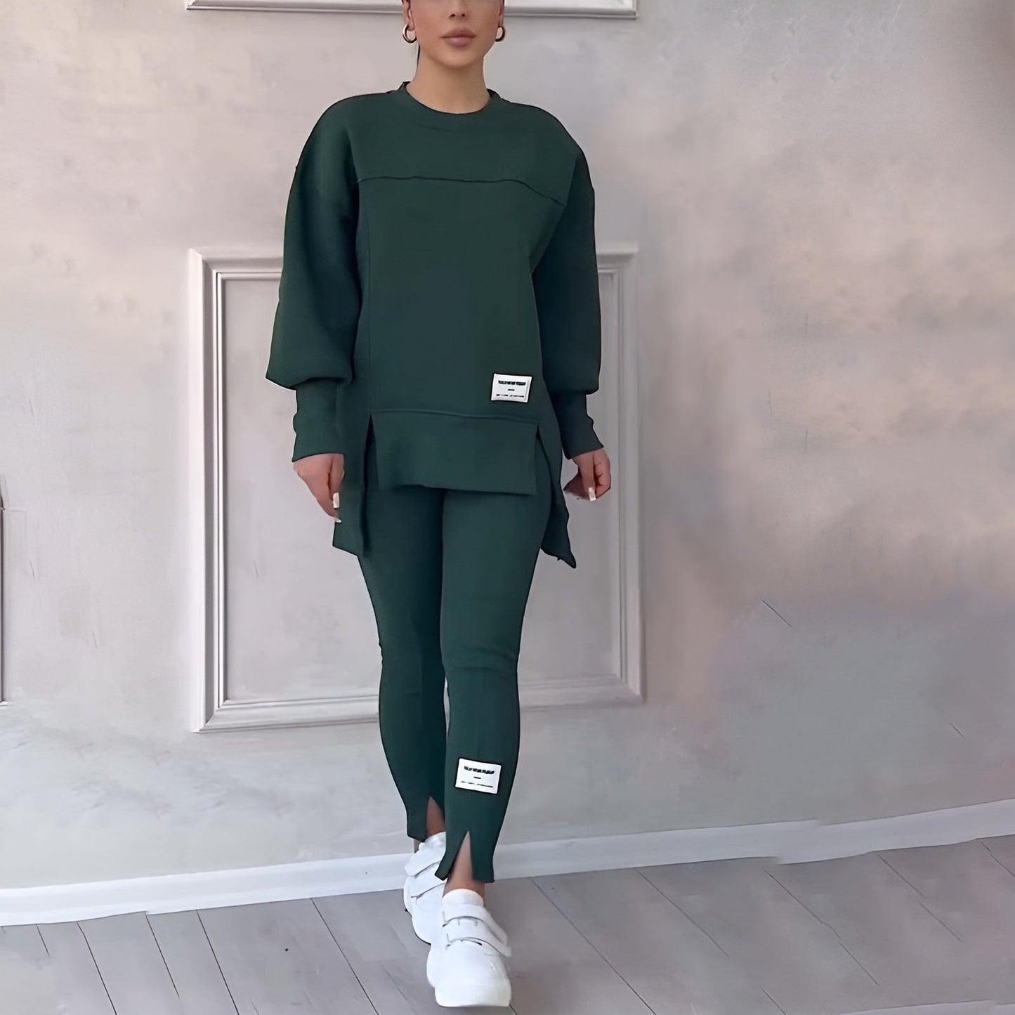 Ensemble sweat-shirt et leggings confortables - Douceur Absolue