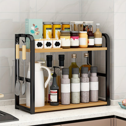 Étagère de Rangement en Acier Inoxydable pour Cuisine - Spicify