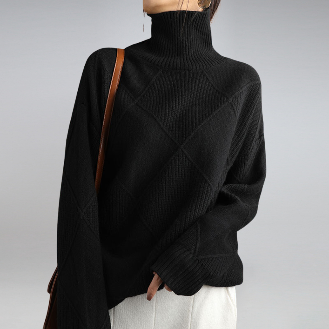 Pull à Col Roulé en Cachemire - Aveline