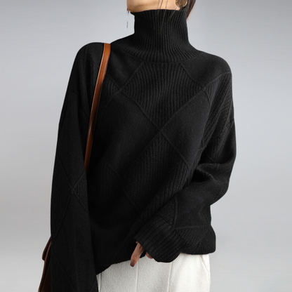 Pull à Col Roulé en Cachemire - Aveline