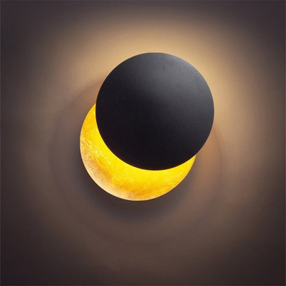 Applique Murale LED Rotative 360° Inspirée des Phases de la Lune - OrbitLux