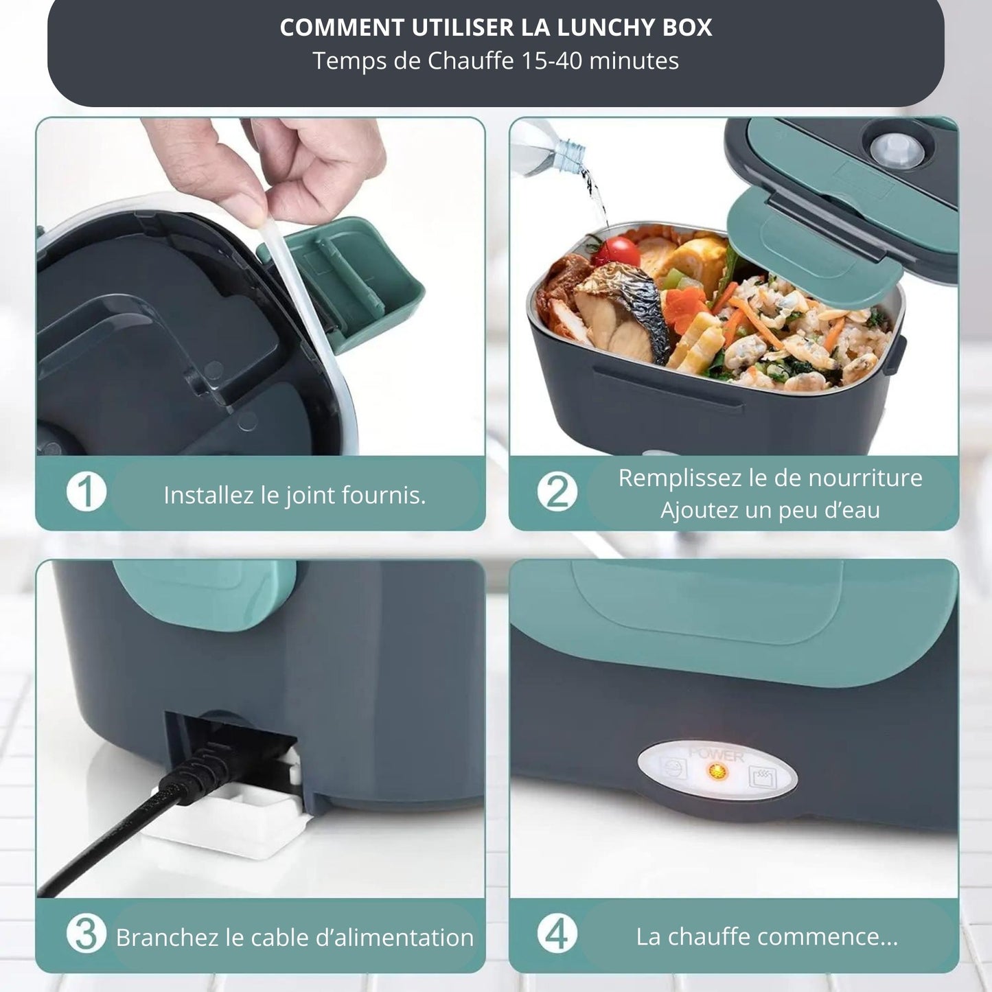 Lunchy Box Homy Class - Gamelle Chauffante