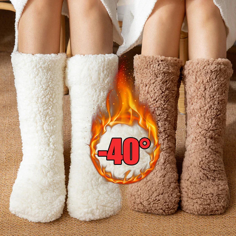 Chaussettes thermiques en cachemire pour femmes - LuxeCozy