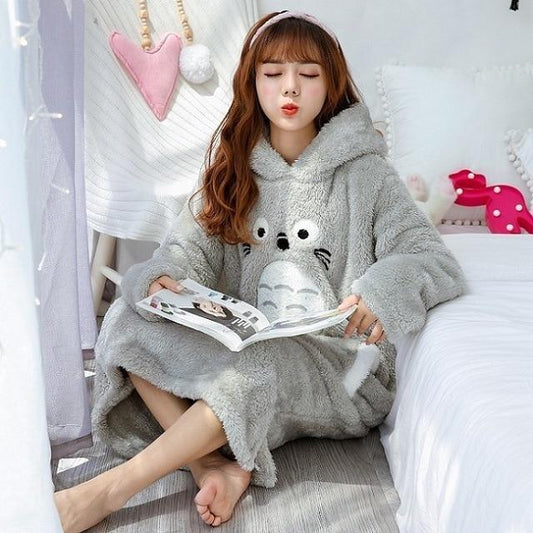 Chemise de nuit en fourrure de chinchilla - Cocoon