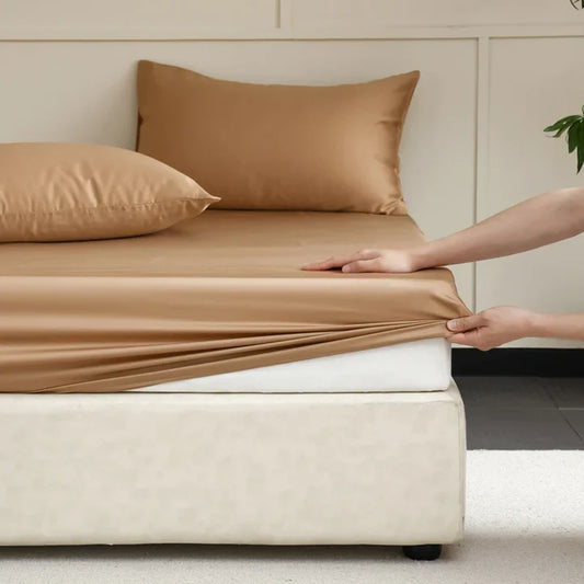 Drap-Housse Haut de Gamme en Soie de Mûrier - SilkLuxe