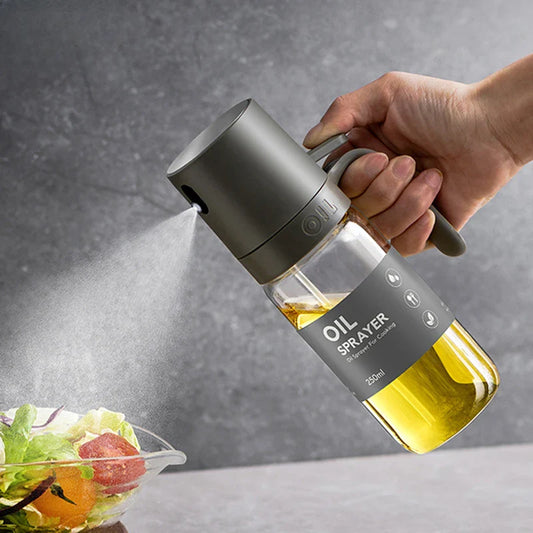 Flacon Pulvérisateur d’Huile en Verre Borosilicate (250 ml) - Brume Gourmet