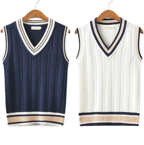 Gilet Tricot Rayé - Héritage