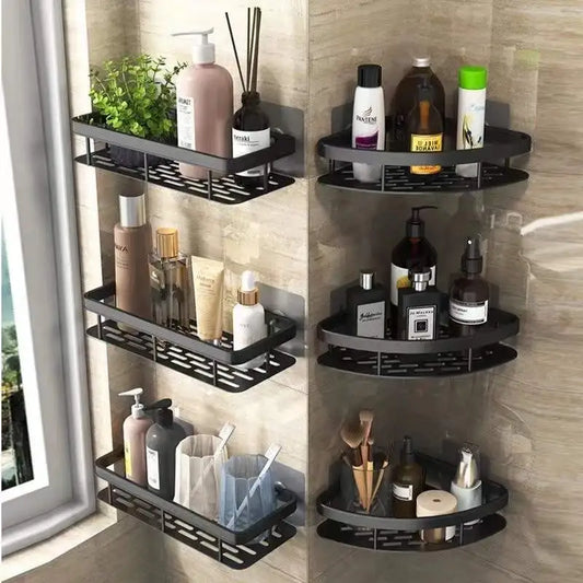 Rangement d'Angle Pratique et Chic - Étagère Murale Infinity™