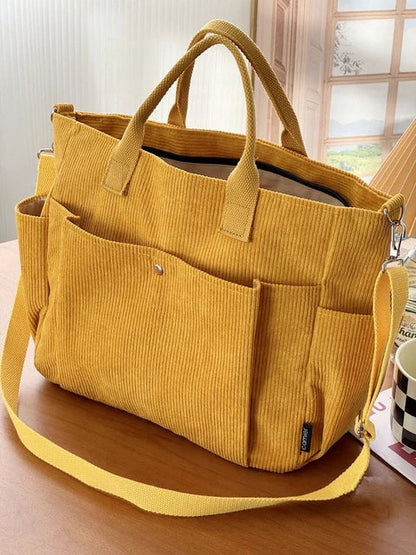 Sac Bandoulière Douceur Côtelée