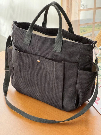 Sac Bandoulière Douceur Côtelée
