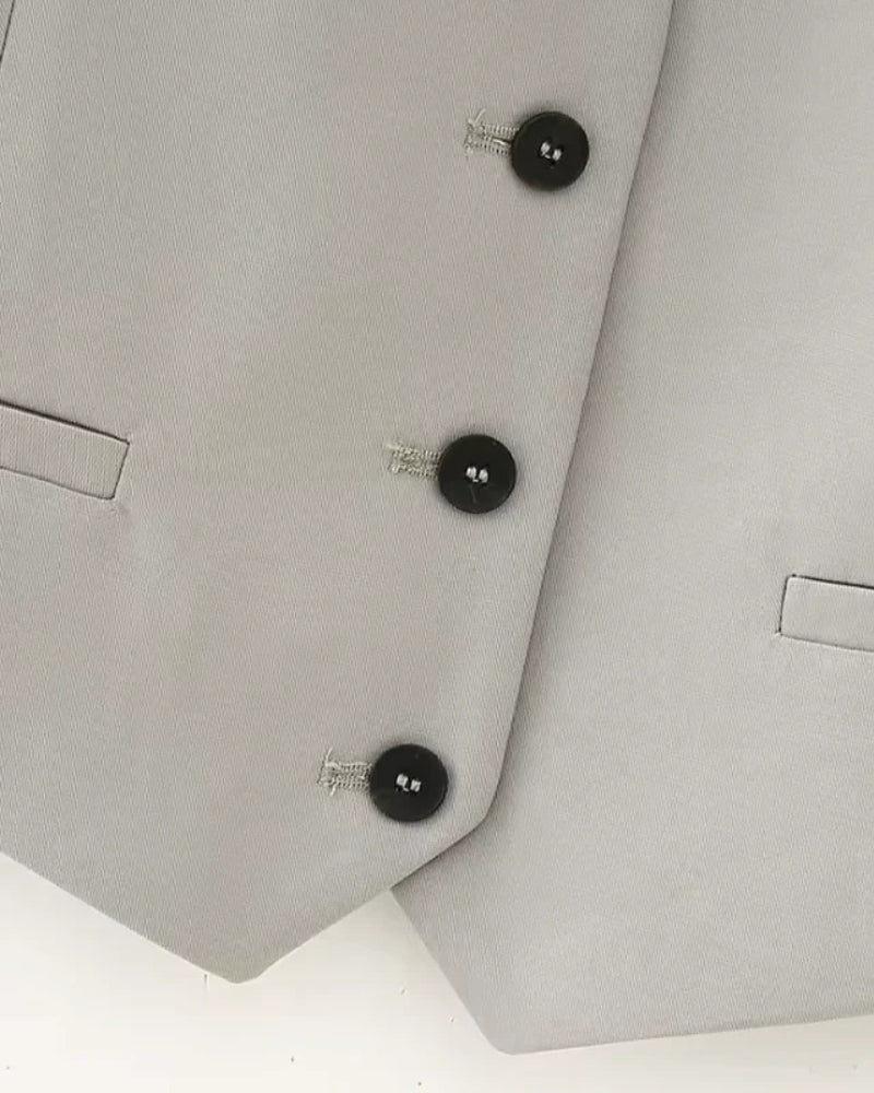 Chemisier et Pantalon Fluide - Ensemble Élégance Intemporelle