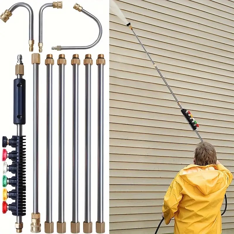 Kit de Lances Télescopiques Haute Pression- Telescopique Pro Clean