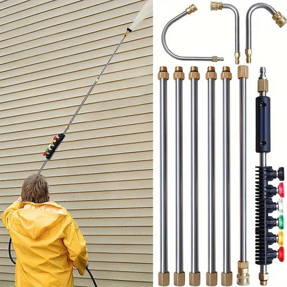 Kit de Lances Télescopiques Haute Pression- Telescopique Pro Clean