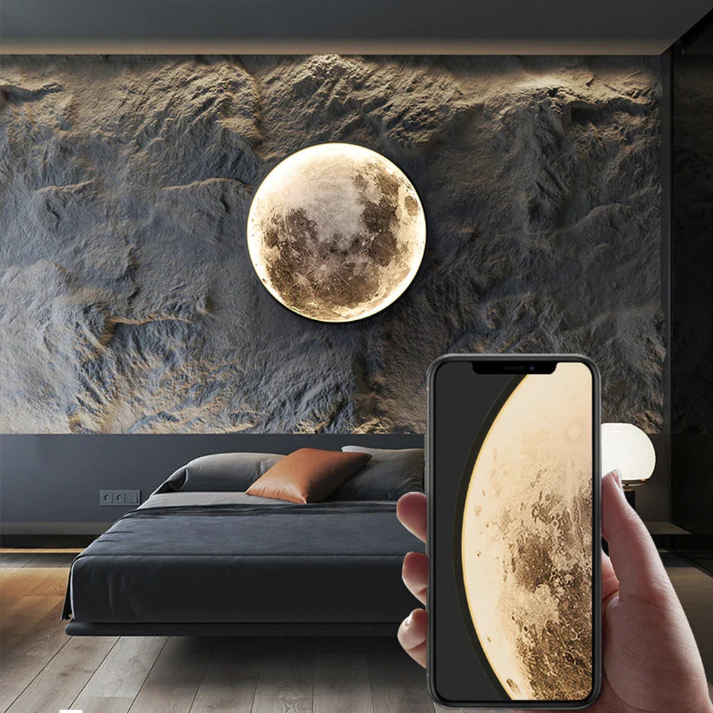 Applique Murale LED Lune - LunaGlow
