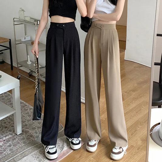 Pantalon Large Taille Haute - Elysia 
