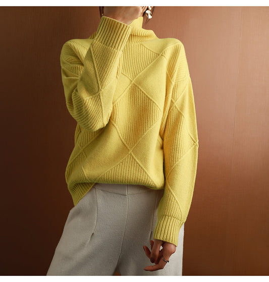 Pull à Col Roulé en Cachemire - Aveline