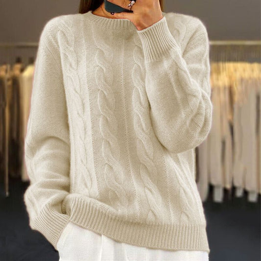 Pull en maille chaude en laine - Camille