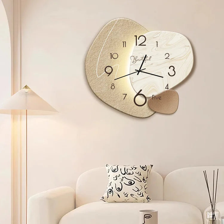 Horloge Murale Élégante pour Salon - EleganceTime™