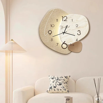 Horloge Murale Élégante pour Salon - EleganceTime™