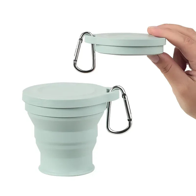Mini tasse à thé portable en silicone avec couvercle rétractable-NomadCup™