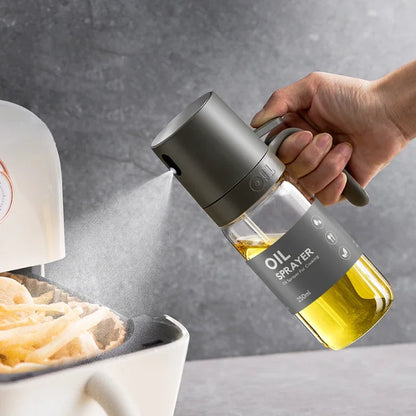 Flacon Pulvérisateur d’Huile en Verre Borosilicate (250 ml) - Brume Gourmet
