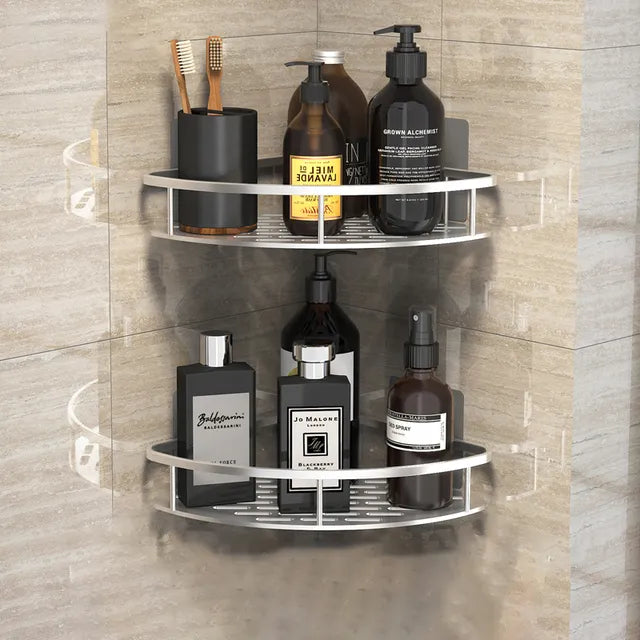 Rangement d'Angle Pratique et Chic - Étagère Murale Infinity™