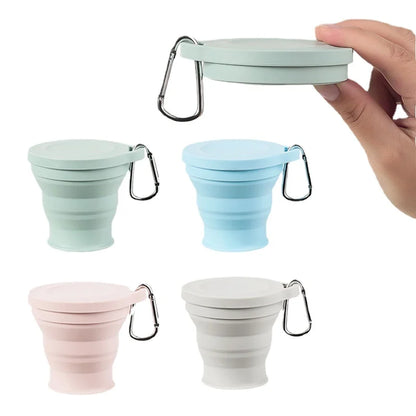 Mini tasse à thé portable en silicone avec couvercle rétractable-NomadCup™