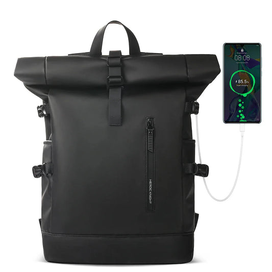 Sac à dos de voyage extensible et étanche avec port USB-TrekVault