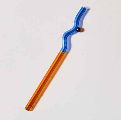 Pailles en verre colorées et torsadées-TwistSip™