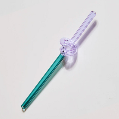 Pailles en verre colorées et torsadées-TwistSip™