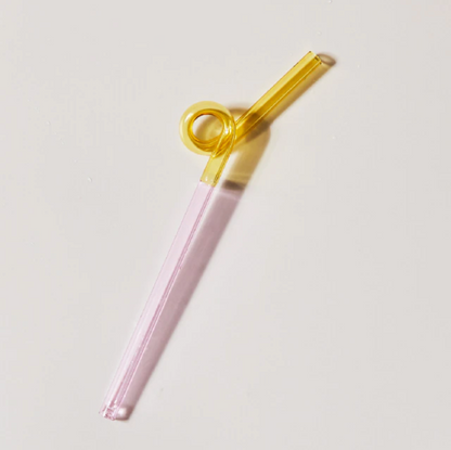 Pailles en verre colorées et torsadées-TwistSip™