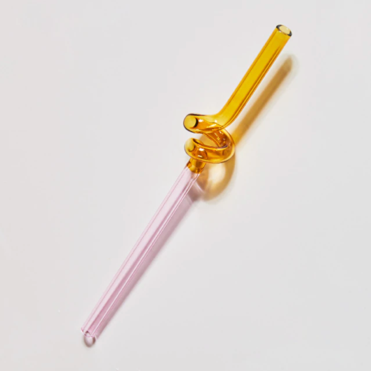 Pailles en verre colorées et torsadées-TwistSip™