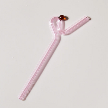 Pailles en verre colorées et torsadées-TwistSip™