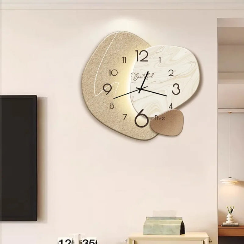 Horloge Murale Élégante pour Salon - EleganceTime™