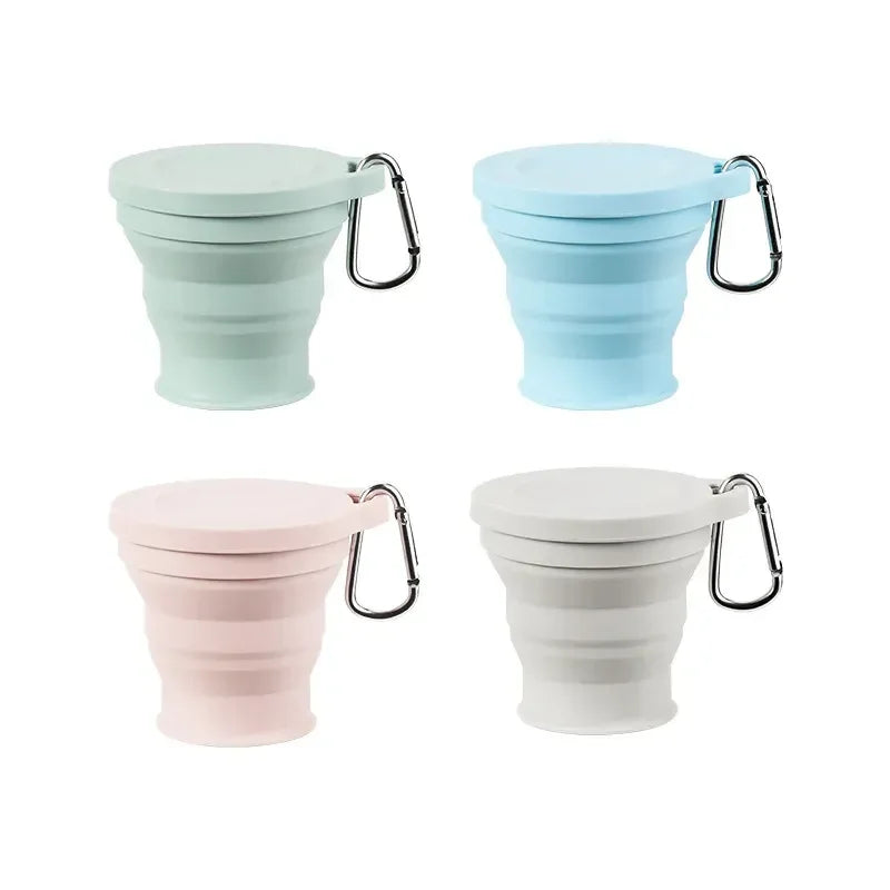 Mini tasse à thé portable en silicone avec couvercle rétractable-NomadCup™