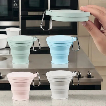 Mini tasse à thé portable en silicone avec couvercle rétractable-NomadCup™