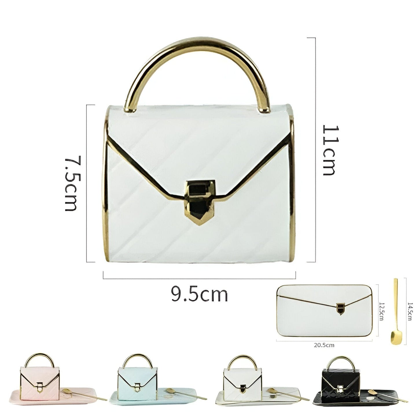 Ensemble Chic de Tasses Sac à Main