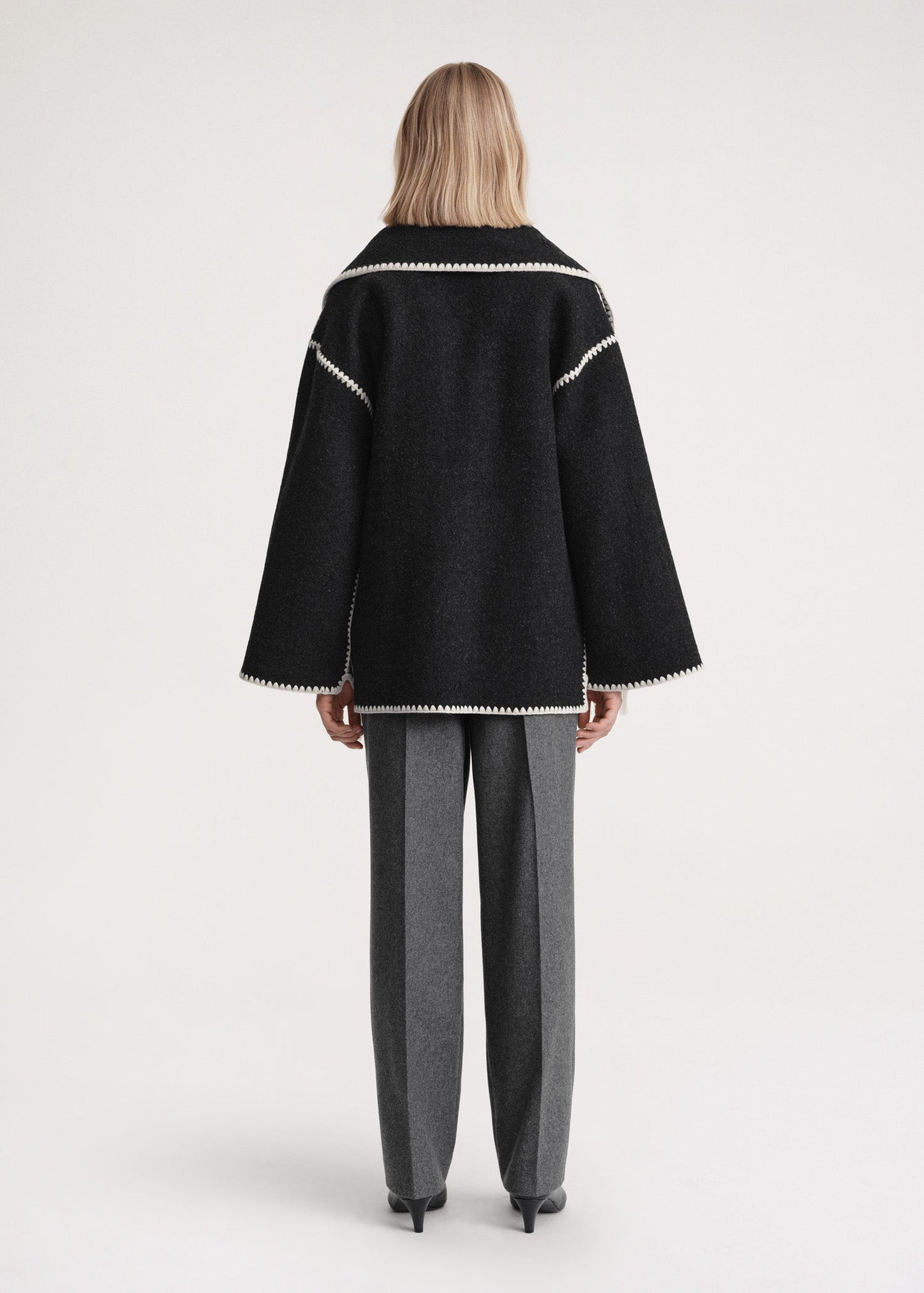 Veste Chaude Écharpe Intégrée – Luna